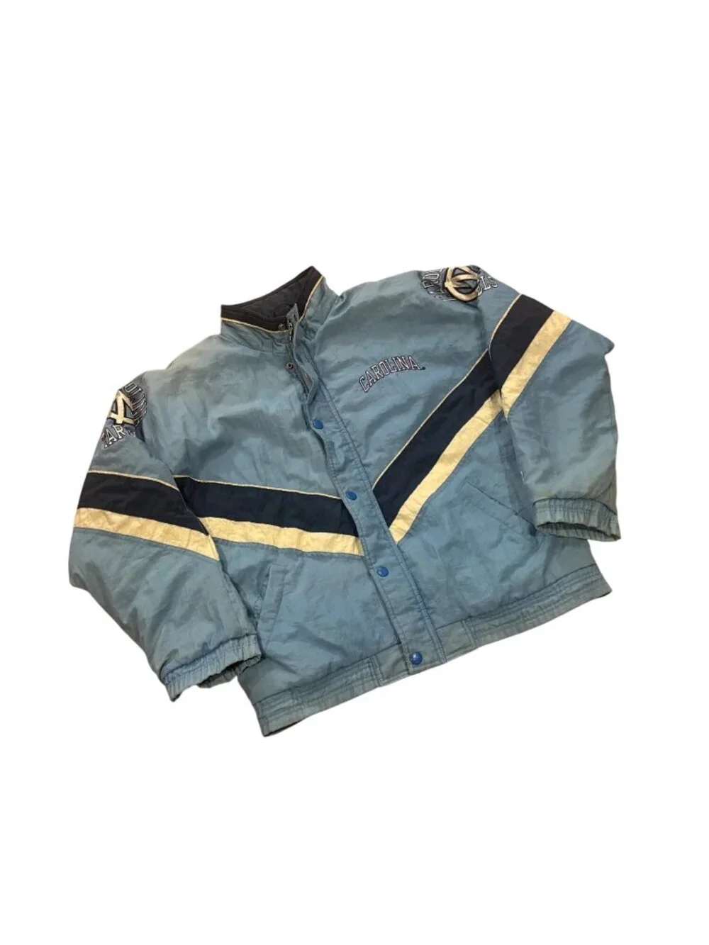 Starter North Carolina Tarheels NCAA Full Zip Puffer Jacket Men's XL